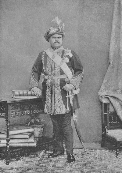 Maharaja Takhtsinhji von Bhavnagar von English Photographer